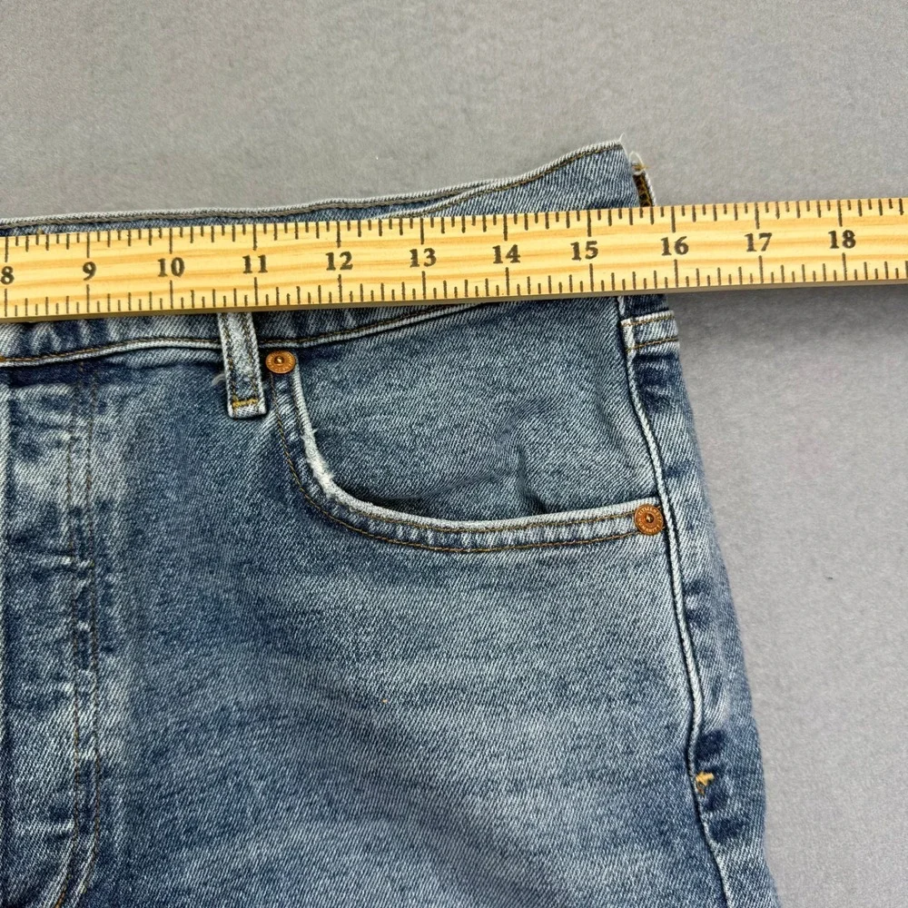 Citizens of Humanity Jolene High Rise Straight Leg Jeans Blue Size 30 Distressed